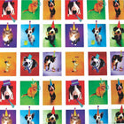 Papier d’emballage, 2 feuilles, animaux, 12/paquet-Animaux