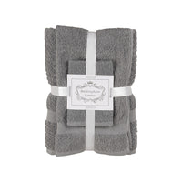 Buckingham Home - Ensemble de serviettes de bain 3 pièces-80% Coton et 20% Polyester