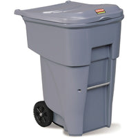 BRUTE â€“ Contenants de recyclage mobiles, 95 gallons américains, gris-Dimensions : 36 prof. x 27,3 larg. x 45,6 haut. (po)