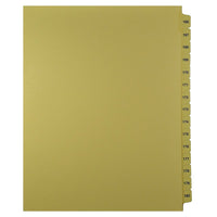 Mark Maker – Onglets séparateurs juridiques beiges, 1/15 onglets, format lettre, sans trous, numéros 166 à 180-Onglets séparateurs beiges, 1/15 onglets