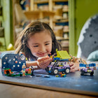 LEGO - Friends - Véhicule de camping observant les étoiles - 364 Pièces-Inclut les personnages LEGO Friends Nova et Aliya, ainsi qu'un chien et un hérisson