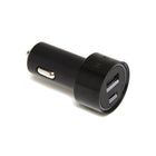 NXT Technologies - Chargeur de véhicule universel à 2 ports, USB-C et USB-A, noir-Chargeur de véhicule de 12 à 24 V pour appareils mobiles