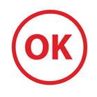 Trodat Mini timbre Printy ''OK'' encre rougeauto-encreur S 4921-Une touche légère laisse une forte impression