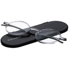 ThinOptics 2.0 Marron Lecteur avec Pod Noir Universel - Marron-Les verres en polycarbonate de qualité optique (utilisés pour les verres correcteurs haut de gamme) sont incassables, plus légers qu'un nickel et aussi fins que 2 cartes de crédit