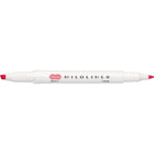 Zebra – Surligneur double pointe style stylo Mildliner, couleurs variées, paquet de 10-L'encre douce résistante à l'eau est translucide et excellente pour la superposition