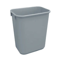 Global Commercial Products - Corbeille A Papier Souple 39L - Gris - Paquet de 4-S'adapte sous le bureau standard