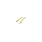 StarTech  Câble de raccordement moulé C6PATCH25YL, catégorie 6, 25 pi, jaune-Deux connecteurs RJ-45 mâles assurent une connectivité transparente