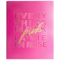Hilroy - Porte-document à pochettes et attaches rose - 11 5/8 po H x 9 5/16 po l - rose-2 pochettes horizontales