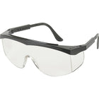 Lunettes de protection Stratos, cadre noir, lentilles transparentes, SAF853, gris, 12/paquet-Type de protection des yeux : lunettes de sécurité