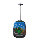 Bioworld - Minecraft Valise rigide moulée 16"-Coque ABS imprimée avec doublure 100 % polyester