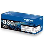 Brother - authentique TN830XL2PK cartouches de toner noir à haut rendement, paquet de 2-Vaste gamme de produits. Les cartouches Brother sont offertes dans différents formats adaptés à votre volume d’impression : ensemble de cartouches et gamme de cartouches à haut rendement