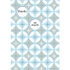 Millbrook Studios – Cartes de souhaits et enveloppes, Thanks So Much, 5 3/8 x 7 3/4 po, 18/paquet (06804)-Imprimé sur du papier cartonné non couché