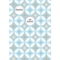 Millbrook Studios – Cartes de souhaits et enveloppes, Thanks So Much, 5 3/8 x 7 3/4 po, 18/paquet (06804)-Imprimé sur du papier cartonné non couché