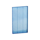 Azar Displays – Panneau d’accrochage mural à 1 côté perforé, 22 x 13,5 po, bleu transparent, 2/paquet (771322-BLU)-Pour surfaces planes