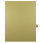 Mark Maker – Onglets séparateurs juridiques beiges, 1/25 onglets, format lettre, sans trous, numéro 191, 25/paquet-Onglets séparateurs beiges, 1/25 onglets