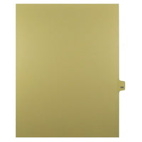 Mark Maker – Onglets séparateurs juridiques beiges, 1/25 onglets, format lettre, sans trous, numéro 191, 25/paquet-Onglets séparateurs beiges, 1/25 onglets