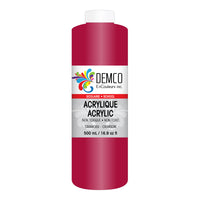 DEMCO EnCouleurs Inc Acrylique scolaire - 500 mL - Cramoisi-Acrylique scolaire