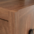 Sauder - 429512 La Collection Cannery Bridge Surmeuble - Finition Sindoori Mango-Espace rangement dissimule derriere les portes.