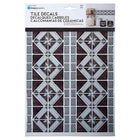 CTG Brands – Carreaux muraux autocollants à bordure motif diamant, 9,8 po x 12,4 po, gris, paq./6-Polyvalent: utilisez les collants muraux pour dosseret à peler et coller pour les murs d'évier de cuisine, le dosseret de salle de bain, les murs de chambre à coucher, la buanderie, l'escalier ou sur toute autre surface plane non poreuse