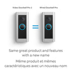  Sonnette filaire Ring Pro-Obtenez une vue en survol des événements de mouvement devant la maison pour voir où sont allés les visiteurs ou si quelqu’un reste aux alentours grâce à la vue à vol d’oiseau.