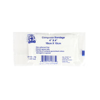 Pansement compressif, 10 cm x 10 cm - 2/boîte (F1103802)-Le rembourrage non adhérent et très absorbant ne colle pas à la surface de la peau ou à la plaie