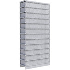 Metalware – Étagère enclenchable RK880, 13 tablettes, 36 x 18 x 76 po, gris pâle-Système de tablettes ajustables offrant un espace de rangement solide, mais économique qui convient à vos besoins