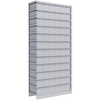 Metalware – Étagère enclenchable RK880, 13 tablettes, 36 x 18 x 76 po, gris pâle-Système de tablettes ajustables offrant un espace de rangement solide, mais économique qui convient à vos besoins