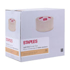 Staples - Ruban d'emballage de faible résistance, 48 mm x 50 m, 2 mil, transparent, paquet de 36-Une option économique pour tous vos besoins d'emballage