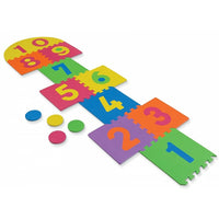 Pacon Wonderfoam Hop Scotch Mat, paquet de 25-26 gros morceaux de mousse faciles à manipuler