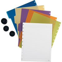 M by Staples™ – Trousse d'accessoires pour cahier personnalisable Arc, format lettre, 8-1/2 po x 11 po-50 feuilles à réglage étroit repositionnables