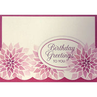 Millbrook Studios – Cartes de souhaits d’anniversaire et enveloppes, 5 3/8 x 7 3/4 po, 18/paquet (06210)-Imprimé sur papier cartonné non couché