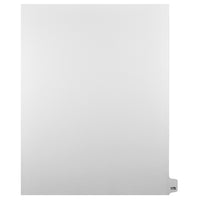 Markmaker - Intercalaires imprimes Legal, Blanc, 1/25th coupe, format lettre, sans trous, 25 tabs/PQT, 5 PQT/Boite, Numero 175-Intercalaires imprimes Legal