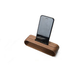 Decent Living Base de haut-parleur de téléphone en bois - Érable avec couvercle-Fabriqué à la main à partir d'érable dur canadien massif et de noyer américain