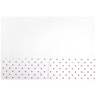 JAM PaperMD – Chemise faite à la main avec points bordeaux, 9 x 12 po, blanc, 100/boîte-Taille : 9 x 12 po