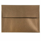 JAM Paper Enveloppes Stardream A6 à effet métallisé, bronze, 50/paquet-Enveloppes Stardream en papier bronze à effet métallisé