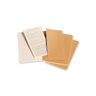 Moleskine – Cahier journal, page blanche, avec poche, couverture souple brun kraft, 3,5 po x 5,5 po-Couverture souple
