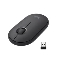 Logitech Pebble M350 souris sans fil -Sa forme organique lisse tient dans votre poche ou votre sac, et offre une prise en main confortable