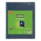Staples - Couverture de rapport transparente à 3 crampons - bleu foncé - paquet de 10-Couverture au devant transparent pour laisser paraître la page de garde