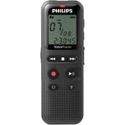 Philips - Enregistreur audio VoiceTracer DVT1160-Enregistreur audio noir, memoire flash de 8 Go, duree d'enregistrement : Mono HQ : 48 heures (PCM/WAV), mono SP : 150 heures (PCM/WAV), mono LP : 590 heures (PCM/WAV)