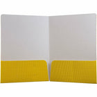 JAM Paper - Chemises cannelées ondulées, jaune, paq./100 (87499B100)-Dimensions : 9 po x 12 po