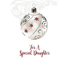 Rosedale Gold - Cartes de souhaits/Enveloppe - Joyeux Noël Fille - 5-1/2 po x 8 po - paquet de 6-Imprimées sur un papier de qualité non couché