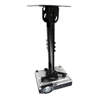 Kanto – Support de projecteur universel P301 pour plafonds plats et inclinés, extension de 15 à 18 po-Pivot sphérique pivotant sur 360 degrés