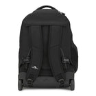 High Sierra – Sac à dos Freewheel, avec roulettes, noir-Pochette multimédia en avant, avec port USB