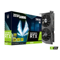 ZOTAC - Carte Graphique GAMING GeForce RTX 3050 Twin Edge OC 8Go GDDR6-Refroidissement avancé IceStorm 2.0