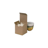 Wamaco - Boîte-cadeau nº 44, Kraft, 4 x 4 x 4 (po), paquet de 100-Fabriqué à partir de matériel recyclé à 100 %, recyclable et biodégradable