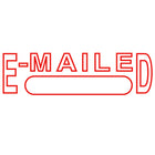 Trodat - Timbre autoencreur Printy avec fenêtre sans incidence sur le climat 4911 - "E-MAILED"-Tampons encreurs remplaçables disponibles pour changer facilement la couleur de l'encre  