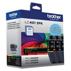 Brother - LC4013PKS Ensemble de 3 cartouches d’encre couleur à rendement standard d’origine-L’encre d’origine Brother produit des impressions aux couleurs riches et éclatantes qui résistent à l’épreuve du temps.