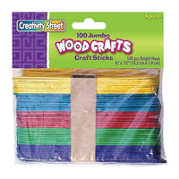 Chenille Kraft - Grands bâtons de bricolage aux teintes vives, 600/paquet (CK-367602)-Type : trousse de bricolage