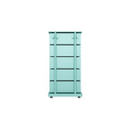 Simply - Unité de stockage 14.96"W x 10.43"D x 28.35"H - Teal-Utilisation fonctionnelle dans un bureau, une salle d'artisanat ou une chambre.