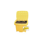 Urban Images, Conteneur De Rangement Robuste Pour L'Extérieur, 30po x 24po x 24po, 5,5 Pi³, Jaune-Couleur Jaune